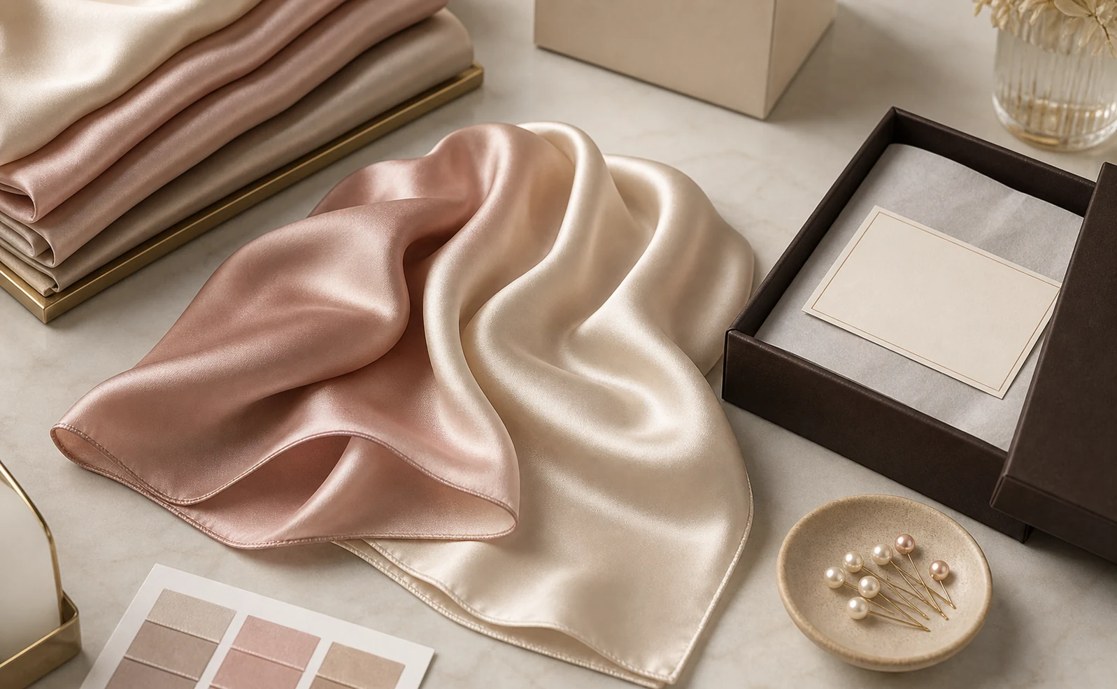 Silk hijab luxury product positioning