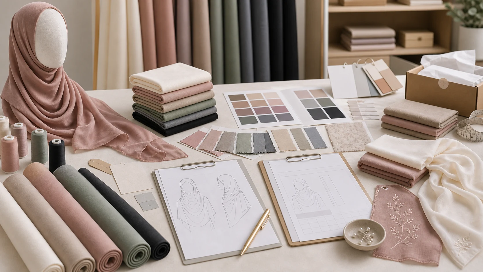 Custom Hijab Collection Development