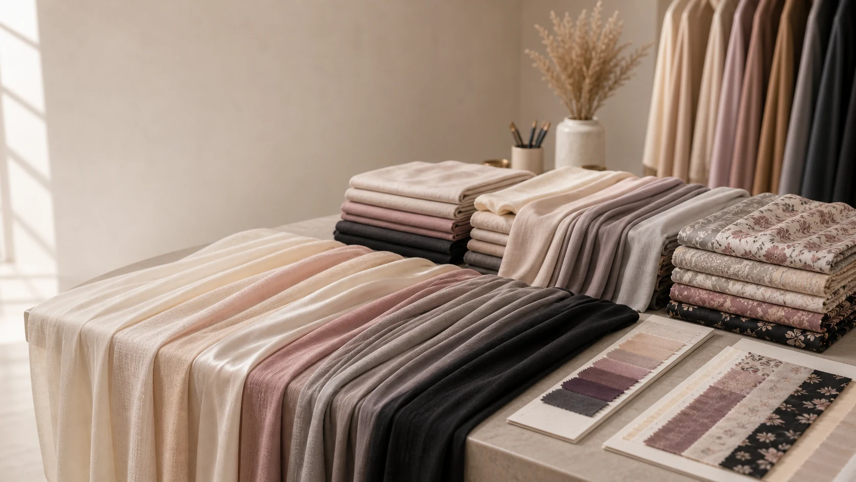 Hijab fabric sample review before production