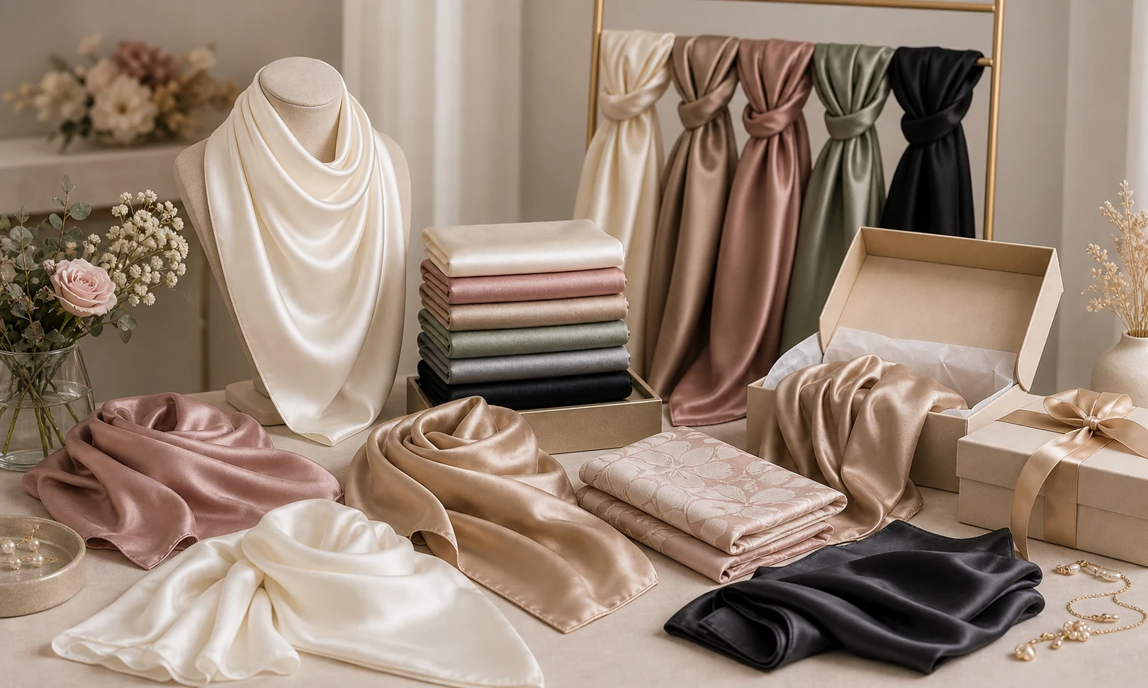 Silk Hijab Gift Collection