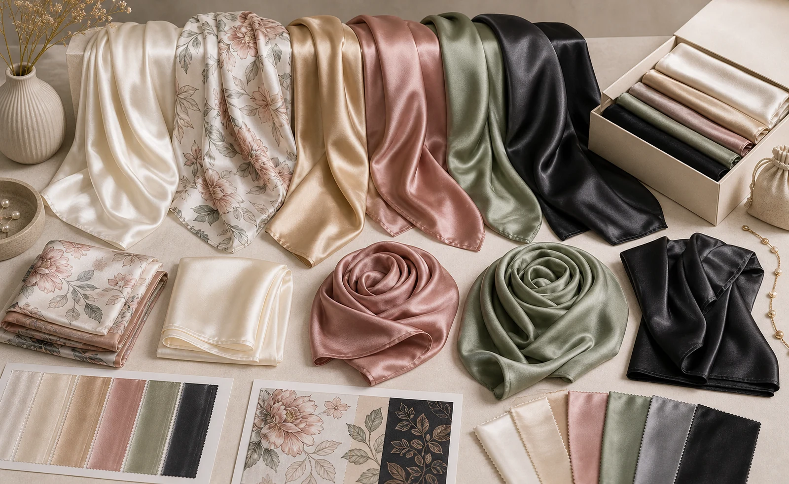 Printed Silk Hijab