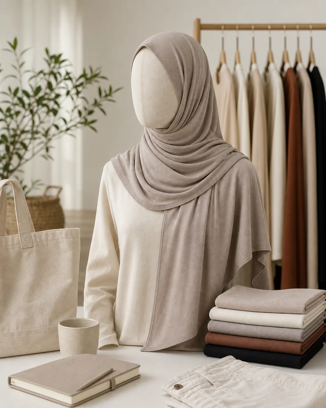 ارتداء اليومي جيرسي الحجاب