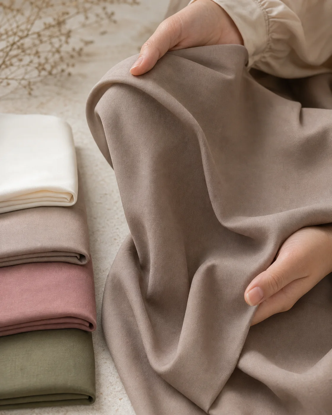 Modal Hijab Fabric Detail
