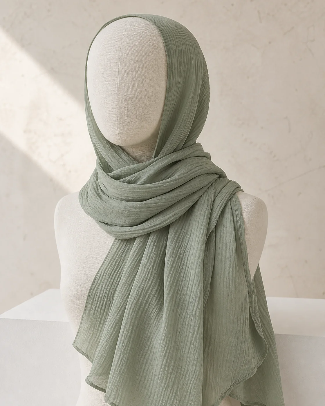 حجاب شيفون مجعد NS-C005
