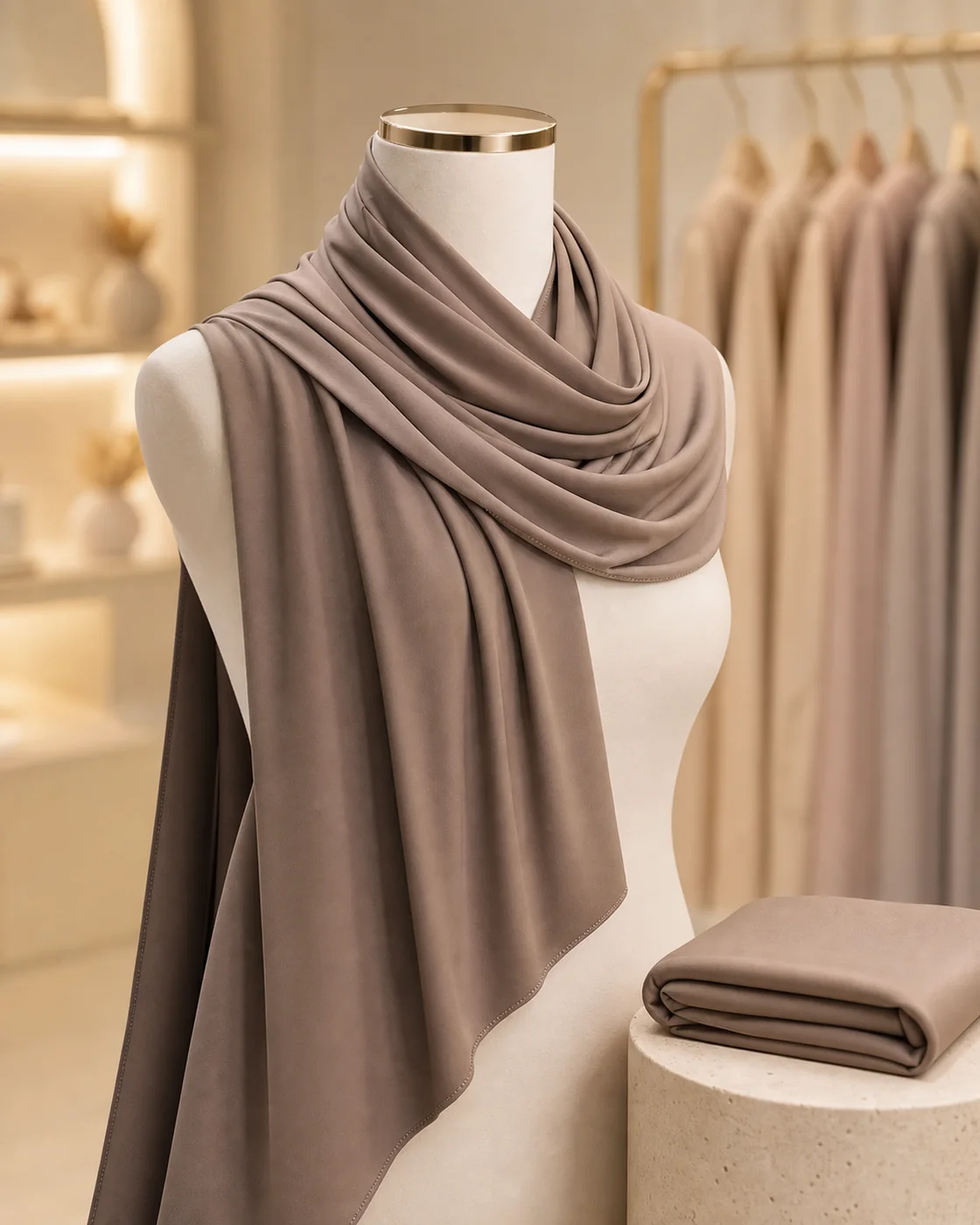 Hijab en jersey haut de gamme NS-J002