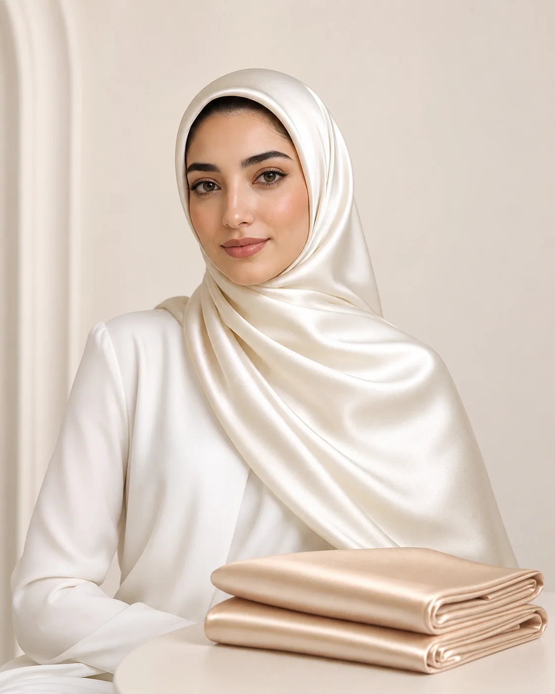 حجاب من الحرير الخالص